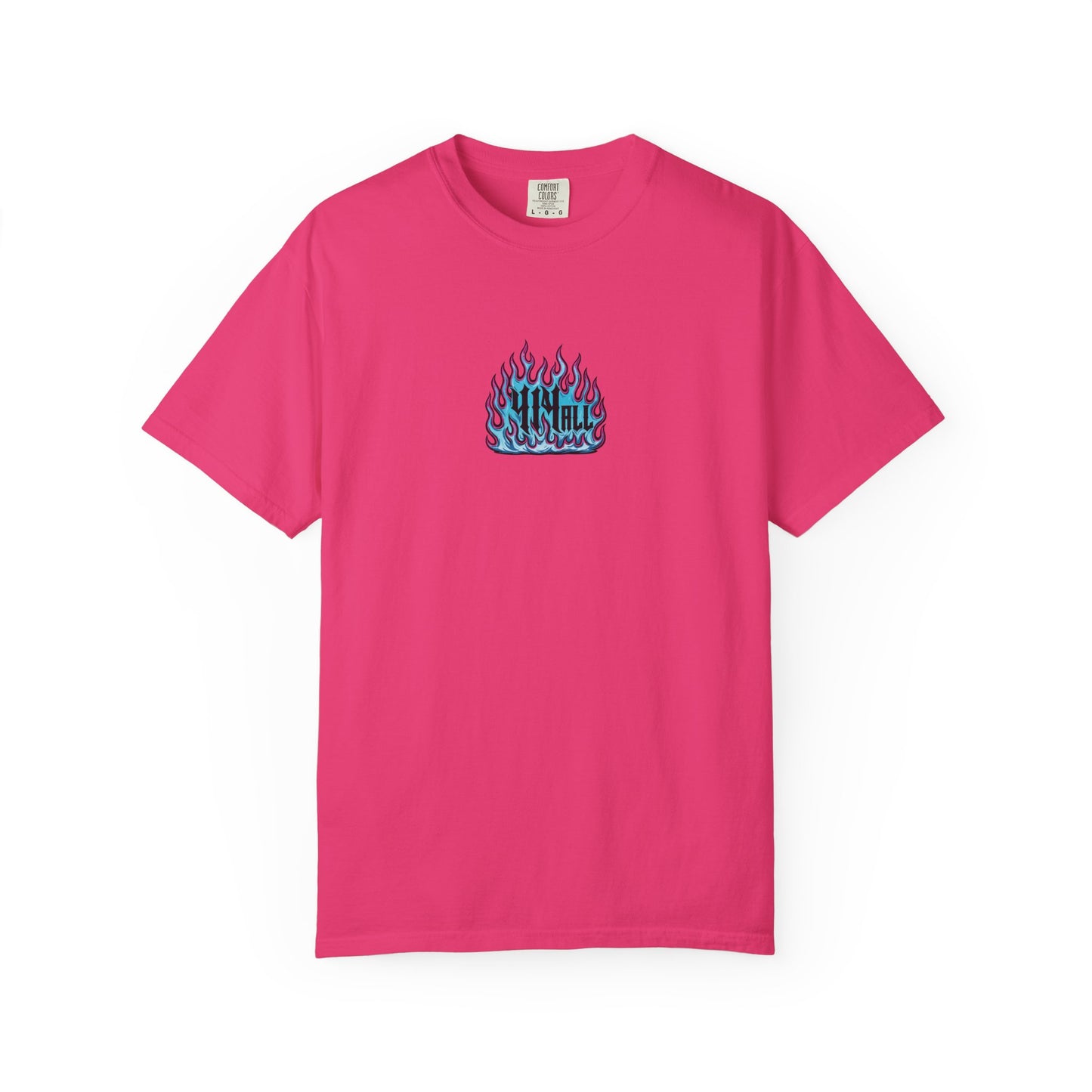 414 ALL Flames Garment Dyed Graphic T