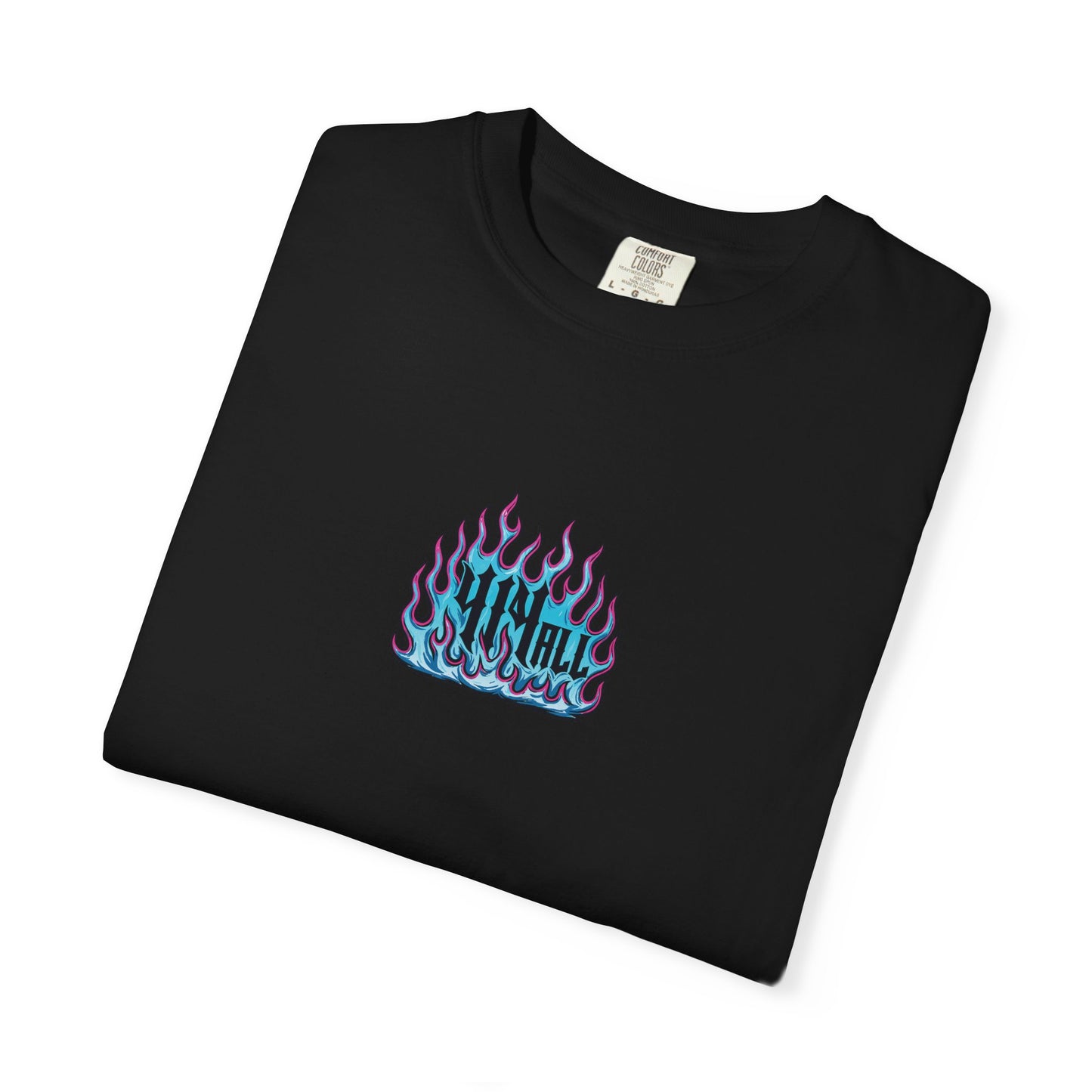 414 ALL Flames Garment Dyed Graphic T