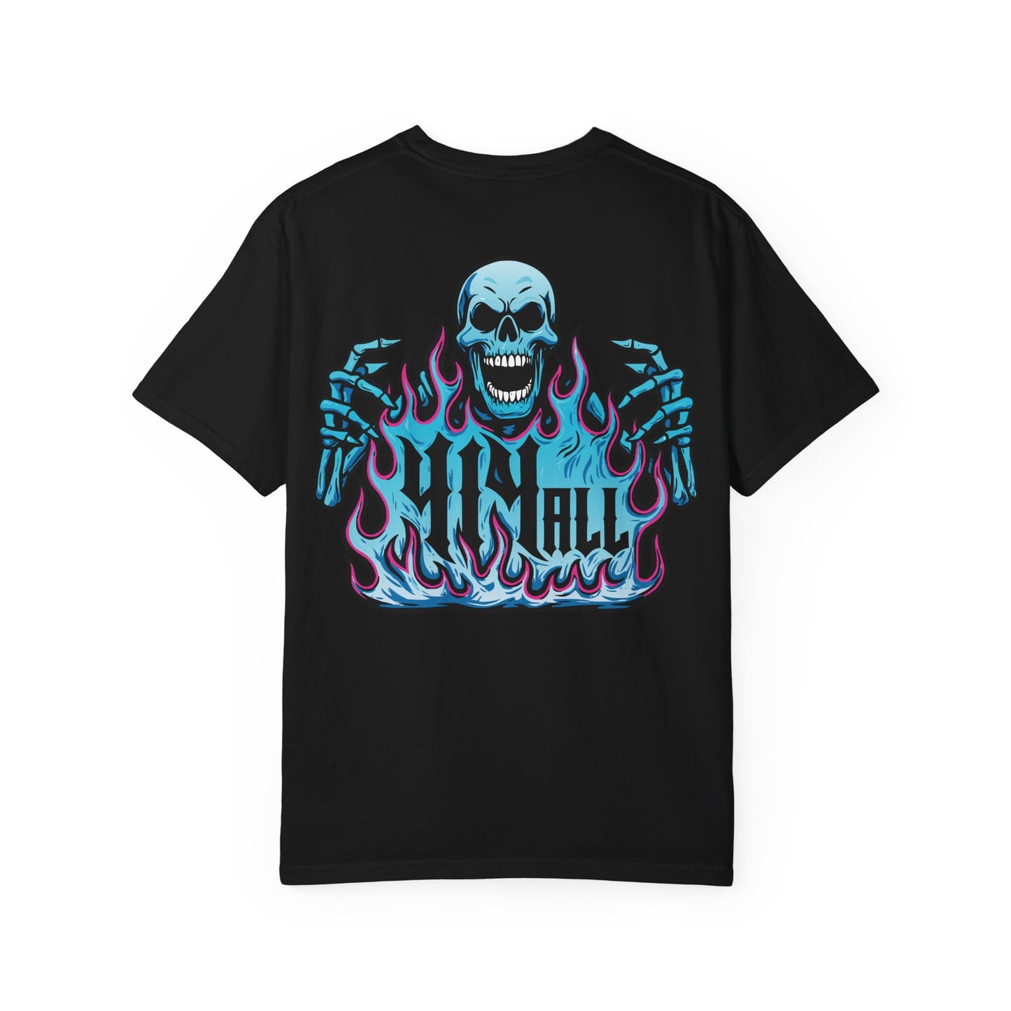 414 ALL Flames Garment Dyed Graphic T