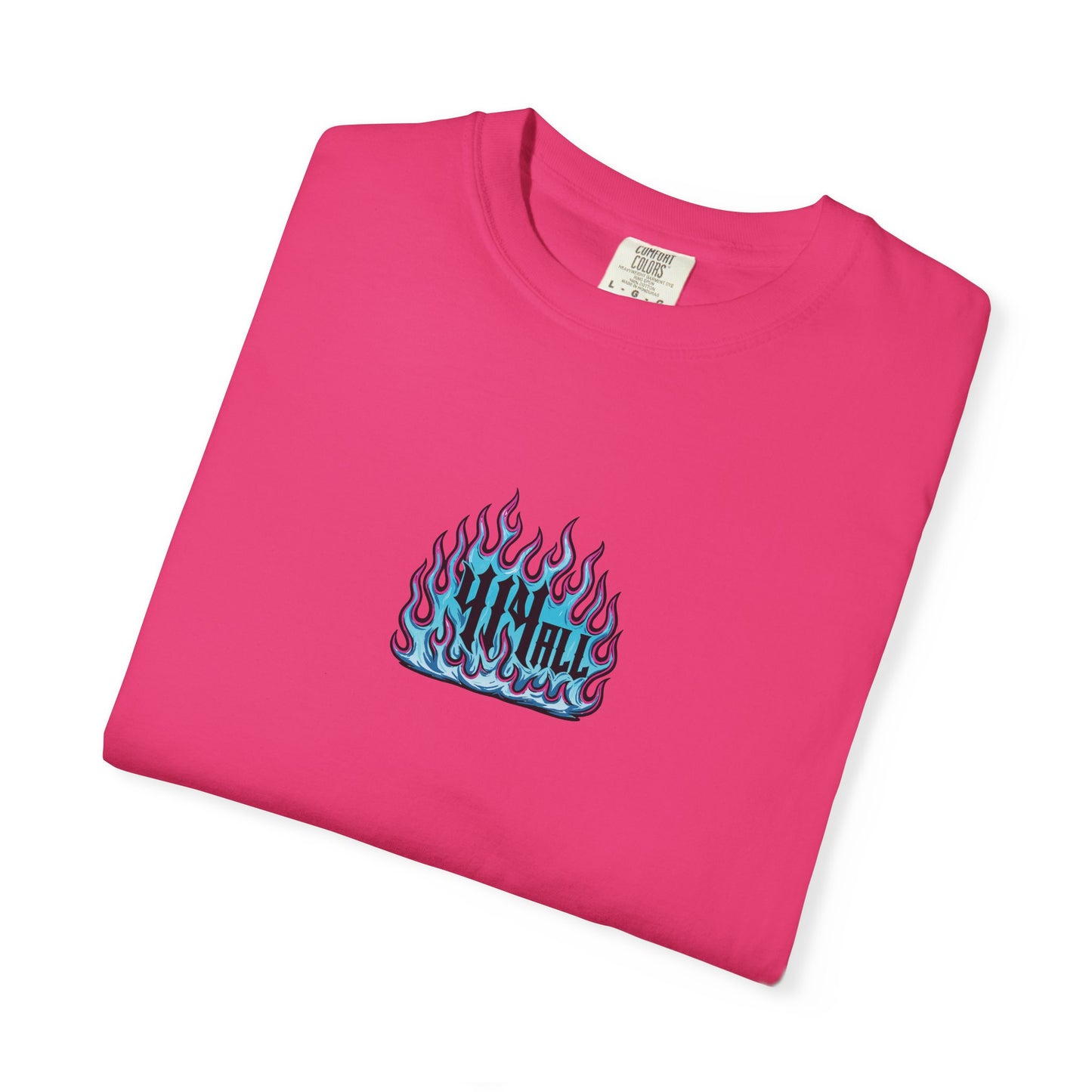 414 ALL Flames Garment Dyed Graphic T