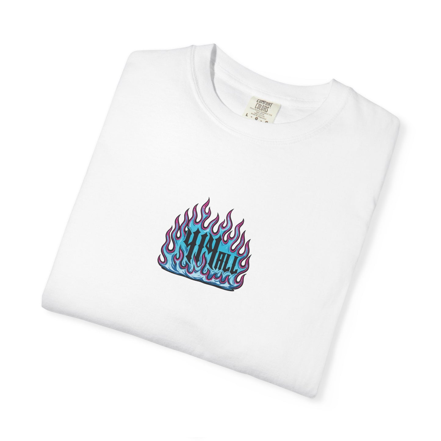 414 ALL Flames Garment Dyed Graphic T