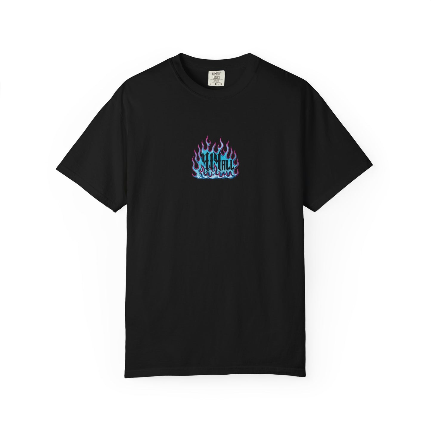 414 ALL Flames Garment Dyed Graphic T