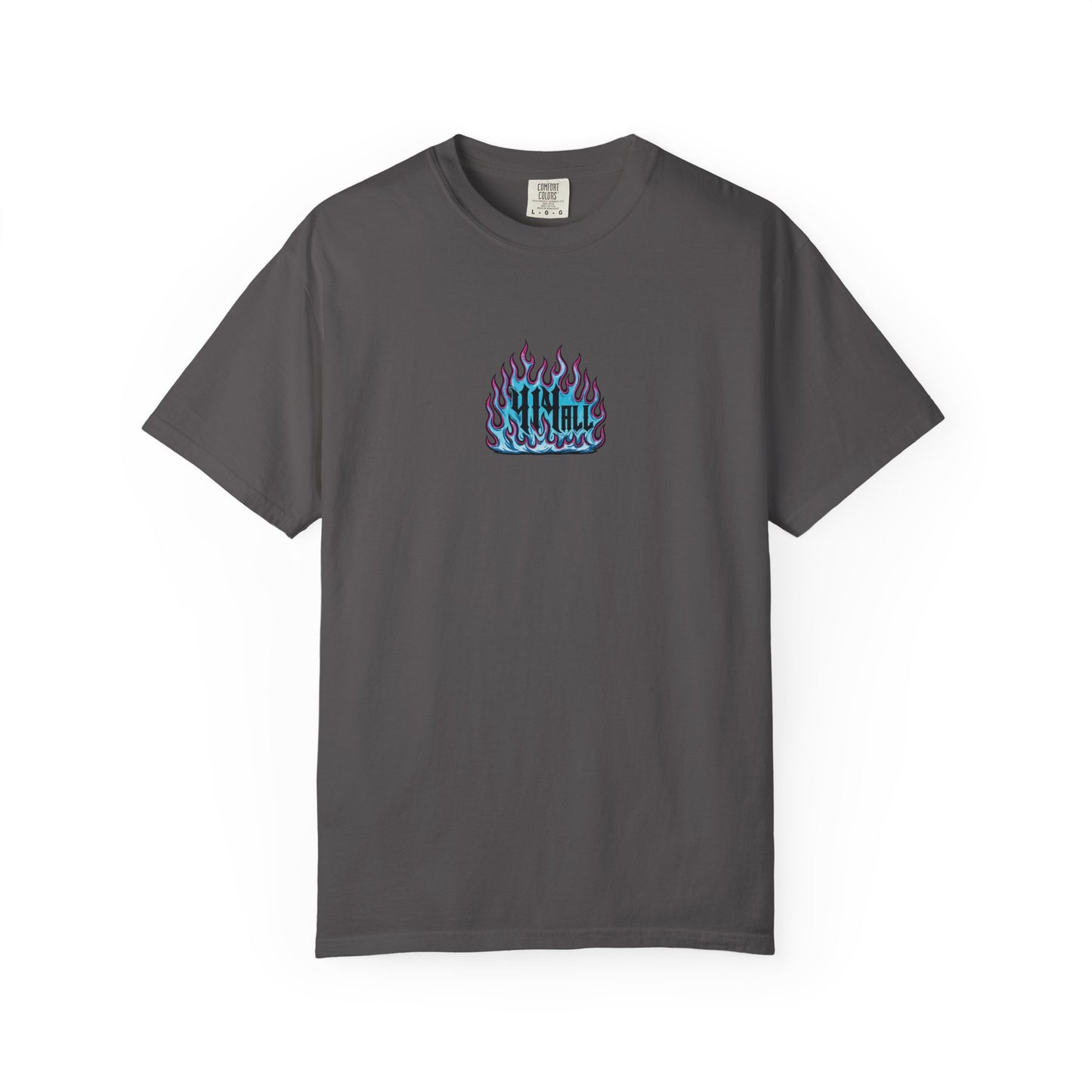 414 ALL Flames Garment Dyed Graphic T